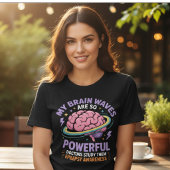 Grappige Hersenstromen Epilepsiebewustzijn Tri-Blend Shirt