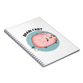 Grappige hersenwind anatomie grap notitieboek (Rechterzijde)