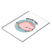 Grappige hersenwind anatomie grap notitieboek (Linkerzijde)