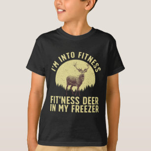 Grappige herten jacht kunst voor mannen vrouwen Wi T-shirt