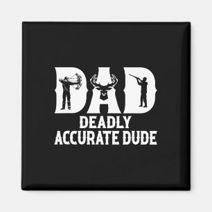 Grappige herten jagen papa dodelijke nauwkeurige k magneet
