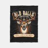 Grappige herten jagen verjaardagspun voor mannen 5 fleece deken (Voorkant)