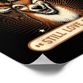 Grappige herten jagen verjaardagspun voor mannen 5 poster (Hoek)