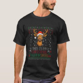 Grappige herten lelijke Xmas PJ vrouwen Dit is mij T-shirt (Voorkant)