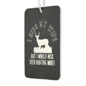 Grappige hertenjacht mis mijn vrouw citaat luchtverfrisser (Links)