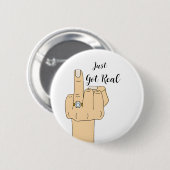 Grappige "Het Is Menens" Verloving Bachelorette Ronde Button 5,7 Cm (Voorkant /achterkant)