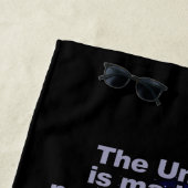 Grappige "Het Universum" aangepaste naam handdoek (In situ)