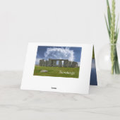 Grappige het verouderen van Stonehenge verjaardag Kaart (Achterkant)