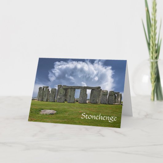 Grappige het verouderen van Stonehenge verjaardag Kaart (Voorkant)