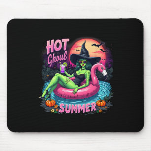 Grappige Hete Ghoul Zomer Summerween Sfeer Skelet Muismat