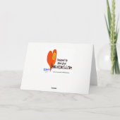 Grappige heteroseksuele paar Valentijnsdag Kaart (Achterkant)