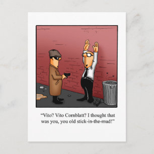 Grappige Hi en Hello Humoristische Prentbriefkaart Briefkaart