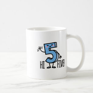 Grappige Hi Five! Hoge Hand Hallo Golf Nummer 5 Ki Koffiemok