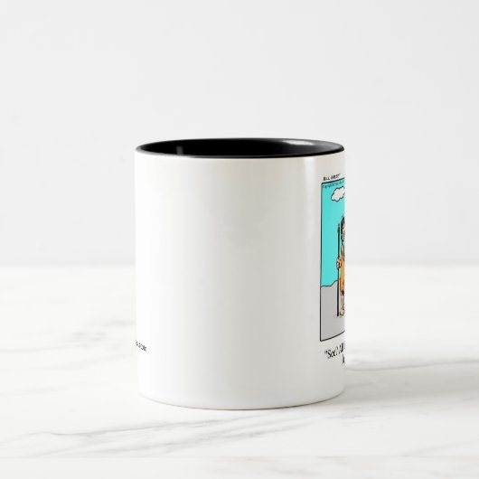 Grappige High Tech Humor Koffie Mok (Center)