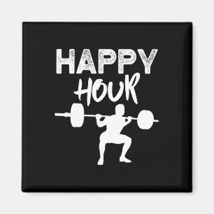 Grappige Hijsen Been Dag Gym Happy Hour Magneet
