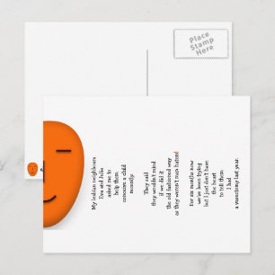 Grappige hilarische lesbische buren grap humor gee briefkaart