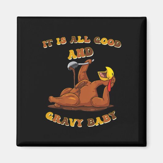 Grappige hilarische Thanksgiving kalkoendesign goe Magneet (Voorkant)