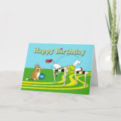 Grappige hindernissenVerjaardag Kaart (Voorkant)