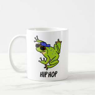 Grappige Hip Hop Springende Kikker Woordspeling Koffiemok