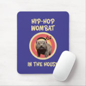 Grappige Hip-Hop Wombat in het Huis Muismat (Met muis)
