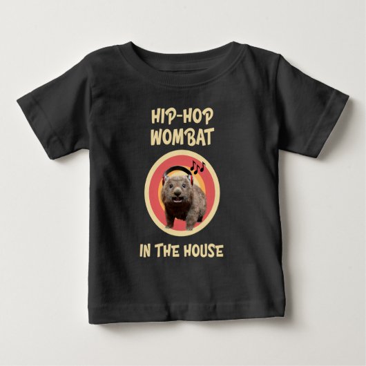 Grappige Hip-hop Wombat in Huis (Voorkant)