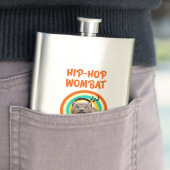Grappige Hip-hop Wombat in Huis Flacon (Voorbeeld)