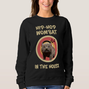Grappige Hip-hop Wombat in Huis Trui