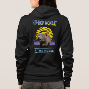 Grappige Hip Hop Wombat Muziek Humor Hoodie
