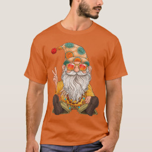 Grappige Hippie Kabouter Vredesteken Kabouter Lief T-shirt