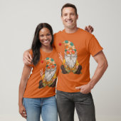 Grappige Hippie Kabouter Vredesteken Kabouter Lief T-shirt (Unisex)