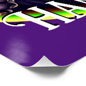 Grappige Hippie Sphynx Kat Perfect Poster (Hoek)