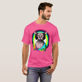 Grappige Hippie Sphynx Kat T-shirt (Voorkant volledig)