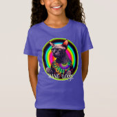 Grappige Hippie Sphynx Kat T-shirt (Voorkant)