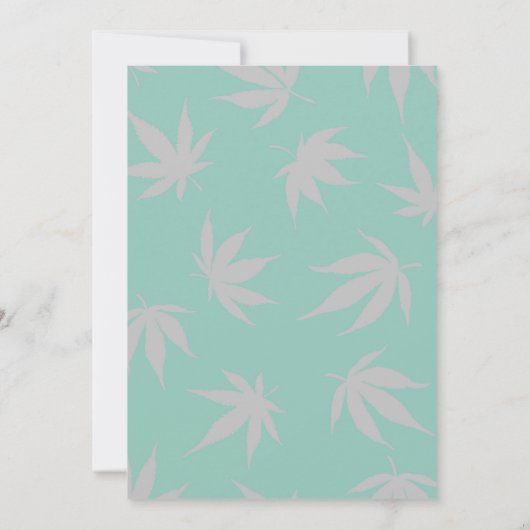 Grappige Hippie Verjaardag-Groovy Old Man Party Kaart (Achterkant)