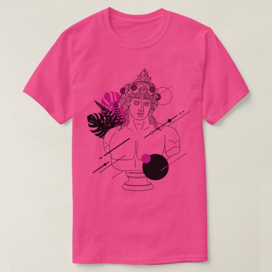 Grappige Hipster Griekse God Dionysus Romeinse God T-shirt (Design voorkant)