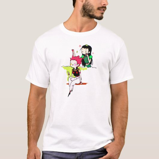 Grappige hisoka en illumi t-shirt (Voorkant)