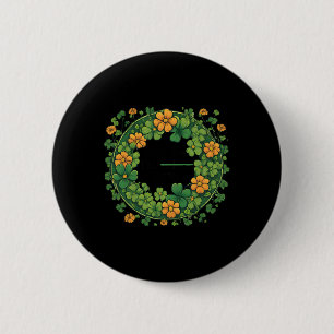 Grappige Hispanic St. Patrick's Day Kus Me Ik Ben  Ronde Button 5,7 Cm