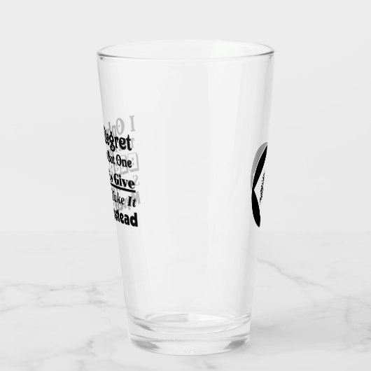 Grappige historische Gezegden Glas (Links)