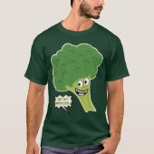 Grappige hit met broccoli t-shirt (Voorkant)