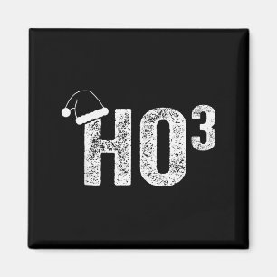 Grappige Ho Ho Ho Ho3 Wiskundeleraar Kerstman Hoed Magneet