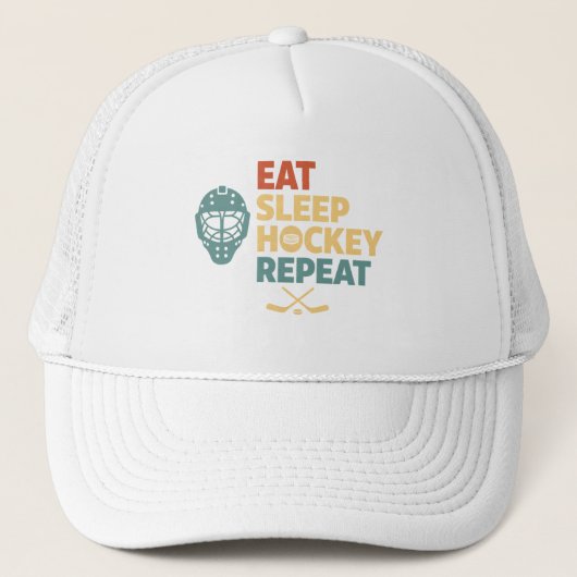 Grappige hockey citaat trucker pet (Voorkant)