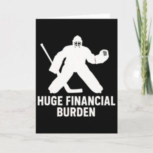 Grappige Hockey Goalie Moeder En Vader, IJshockey Kaart