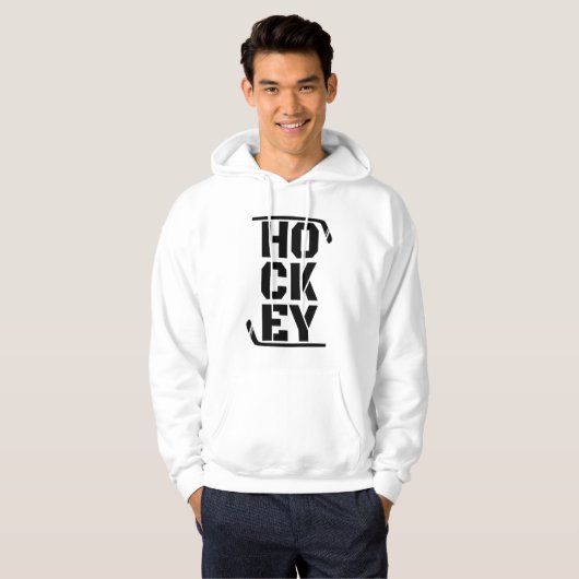 Grappige Hockey Hoodie (Voorkant volledig)