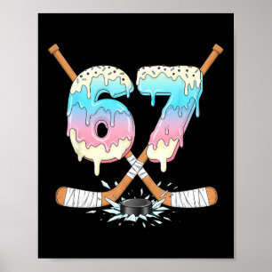 Grappige Hockey Ijs 67 Smeltend Ijsje Gen Alpha Me Poster