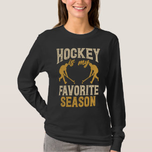 Grappige Hockey Is Mijn favoriete Seizoen Vintage T-shirt