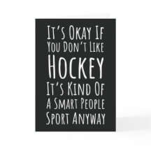 Grappige Hockey Kaarten Sport Humor quotes