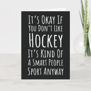 Grappige Hockey Kaarten Sportieve Humor Citaten