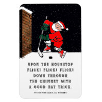 Grappige Hockey Kerstcadeau Kaarten