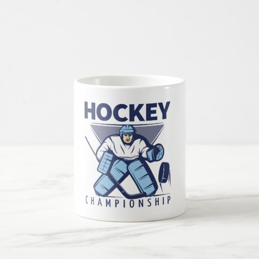 Grappige hockey koffiemok (Center)