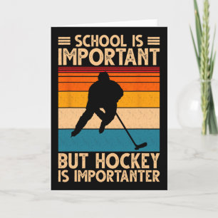Grappige Hockey Kunst Voor Jongens Mannen Vrouwen Kaart